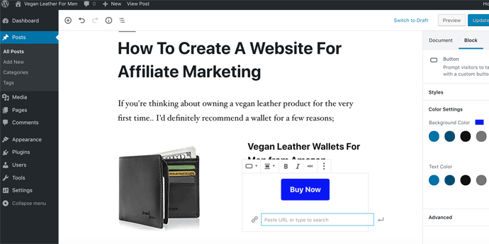 How To Create A Website For Affiliate Marketing