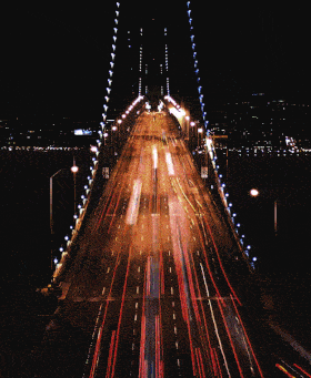 Traffic Bridge GIF