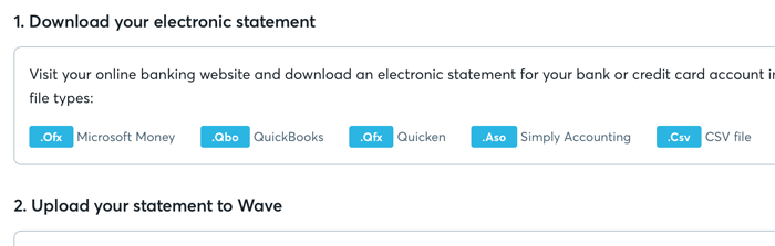 Upload Bank Statement