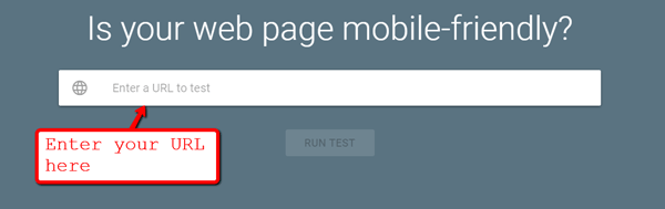 Google Mobile Friendly Test