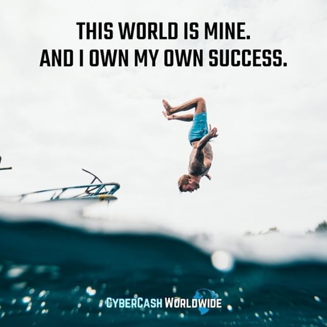 This world is mine. And I own my own success.