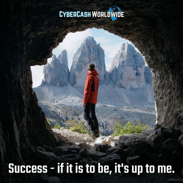 Success - if it is to be, it's up to me.