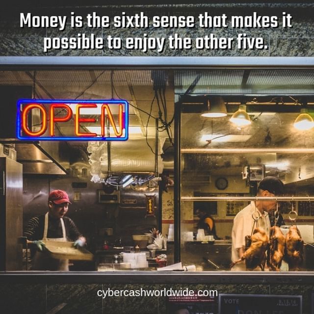 Money is the sixth sense that makes it possible to enjoy the other five.