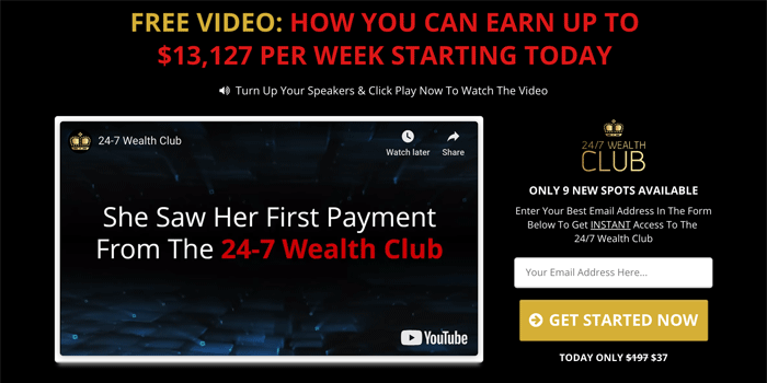 24-7 Wealth Club Review