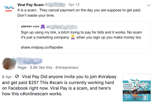 Viral Pay Scam