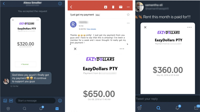 EazyDollars Payment Proof