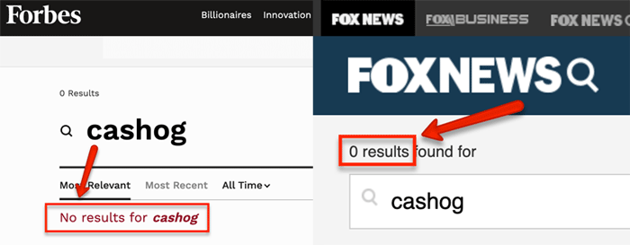 Forbes and Fox News