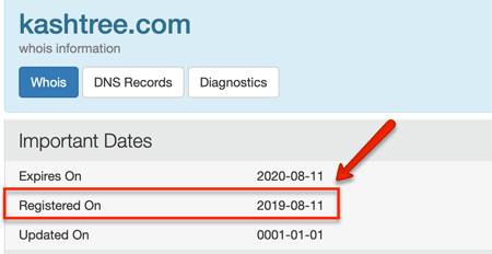 KashTree Domain Registration