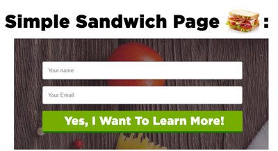 Sandwich Page