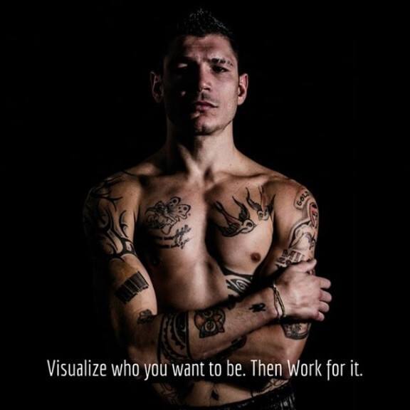 Visualize who you want to be. Then work for it. 