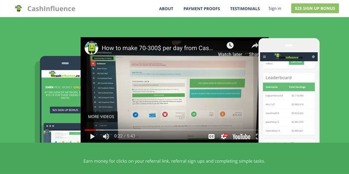 Cashinfluence Scam Review