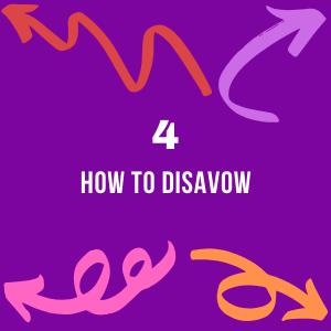 How to disavow