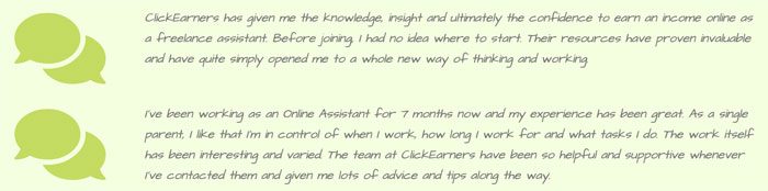 Click Earners Fake Testimonials