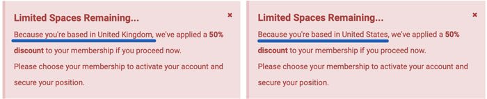 Fake Discount Offers