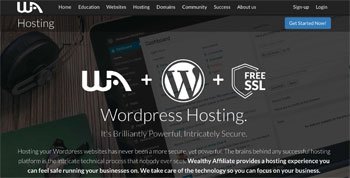 Wealthy Affiliate Web Hosting