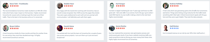 Convertica Testimonials