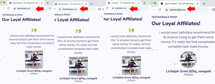 Famecash Fake Affiliate