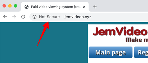 Videon Sites Not Secure 