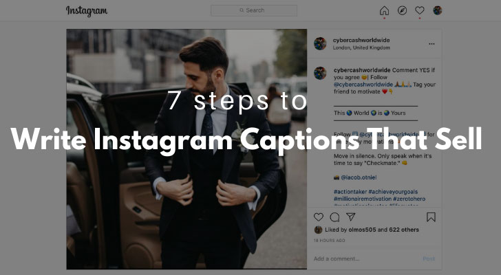 7 Steps to Write Instagram Captions That Sell