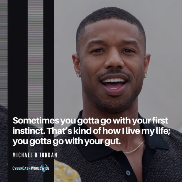 Michael B Jordan Quote