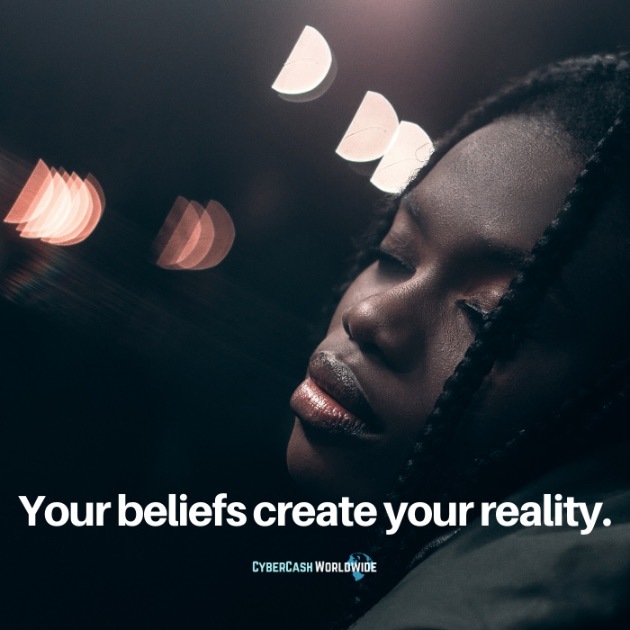 Your beliefs create your reality.