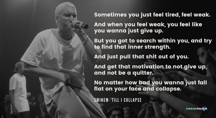 Eminem Till I Collapse