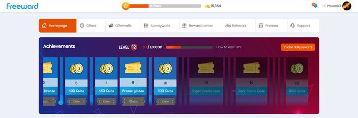 Freeward Dashboard