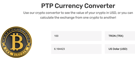 Passive Tron Profits Currency Converter