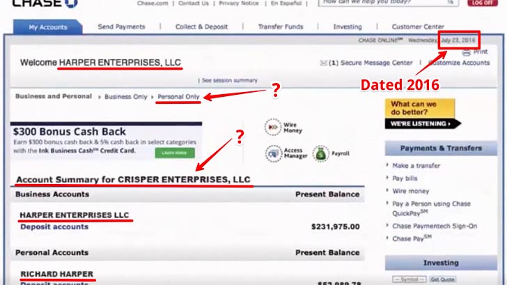 Fake Bank Statement