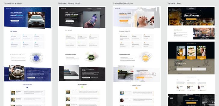 Thrive Landing Page Templates