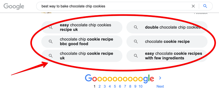 Google Search Keyword Suggestions