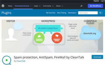 Spam protection, AntiSpam, FireWall by CleanTalk