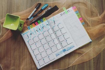 Create a Schedule and Stick to It