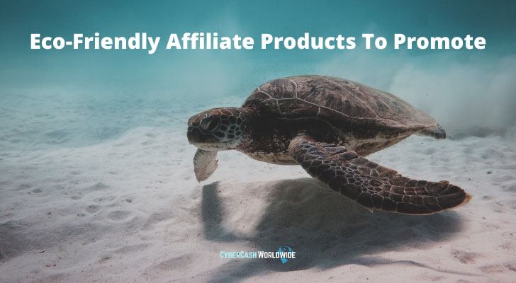 Eco-Friendly Affiliate Products To Promote