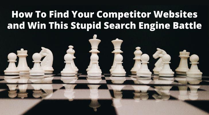 How To Find Your Competitor Websites and Win This Stupid Search Engine Battle
