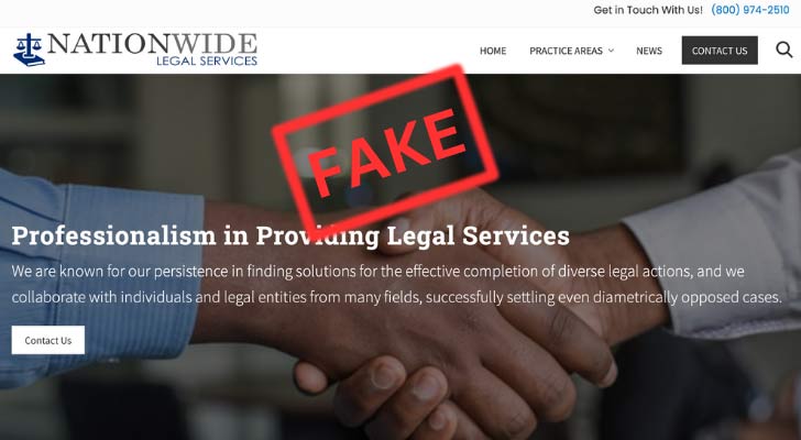 Nationwide Legal Services Scam