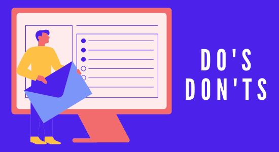 Email Do's Don'ts