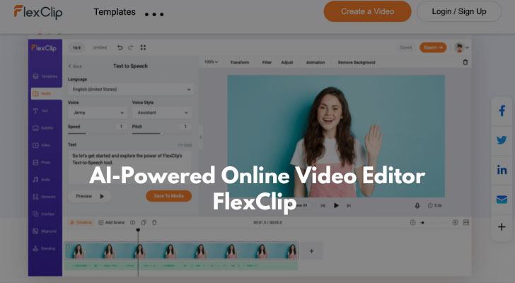 AI-Powered Online Video Editor FlexClip