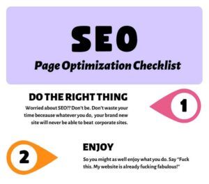 SEO Page Optimization Checklist [Infographic]