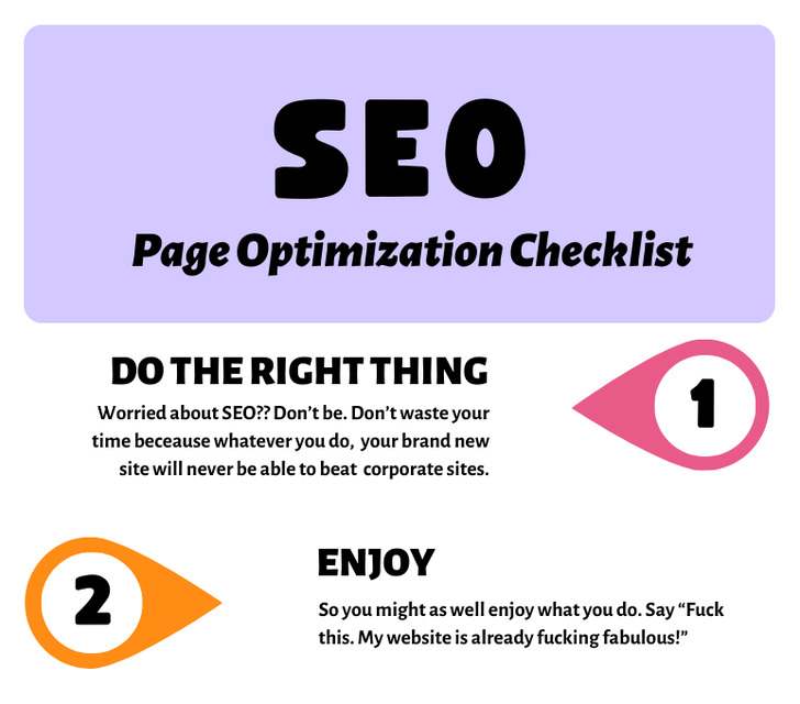 SEO Checklist Infographic