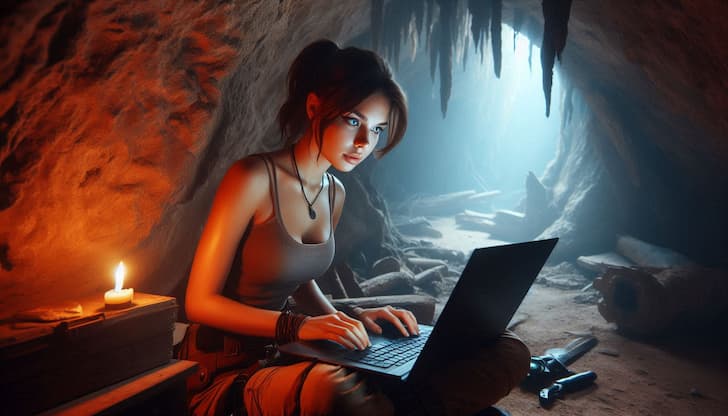 Work Like Lara Croft Work Like Lara Croft