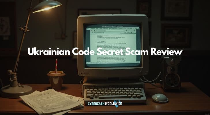 Ukrainian Code Secret Scam Review Ukrainian Code Secret Scam Review