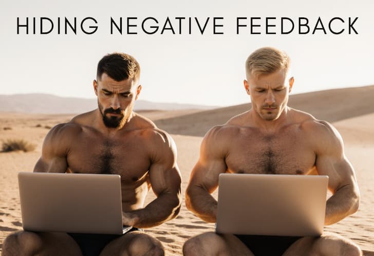Hiding Negative Feedback