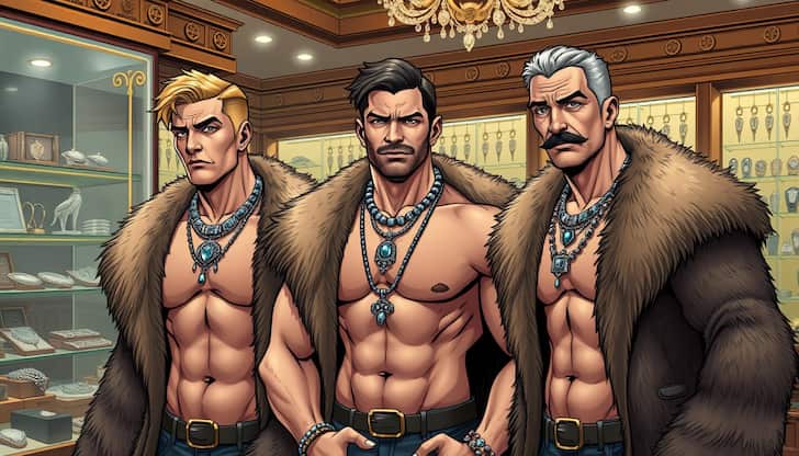 Rich Men Shopping Jewelry Rich Men Shopping Jewelry